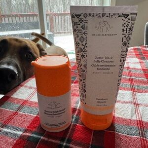 Drunk Elephant Beste No. 9 Cleanser and Bouncy Brightfacial Duo